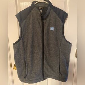 UNC outerwear vest by Cutter and Buck